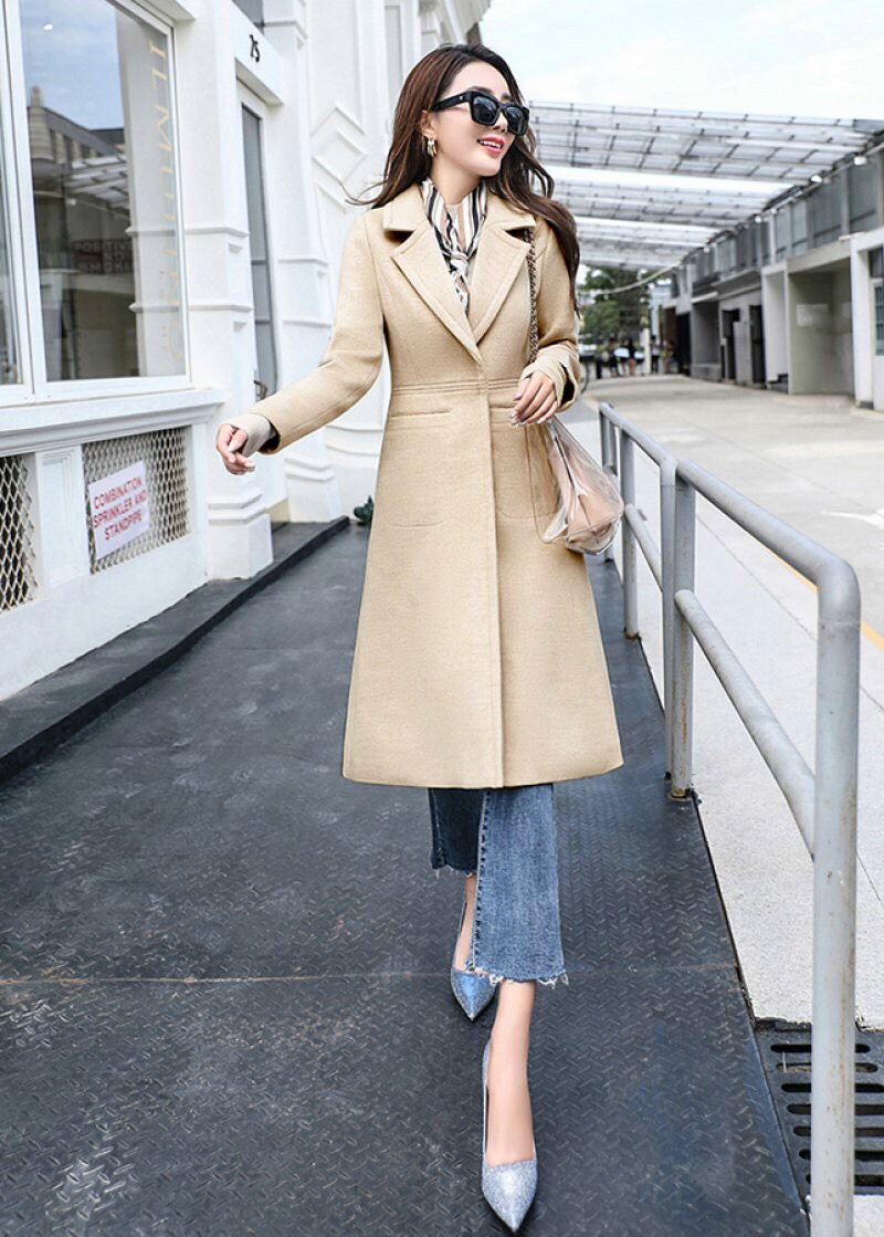 Áo Khoác Dạ Dài Cao Cấp - AOKHOAC59